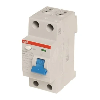 Afbeelding van Abb componenten aardlekschakelaar 2 polig 25a 230v type f lcw 10ka mod ip2x kort vertraagd 2csf202325r1250