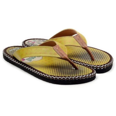 Afbeelding van GOBY Bow Wow Slippers Sandalen Hoge kwaliteit Handmade Maat 42