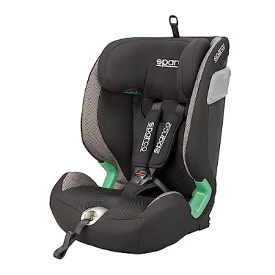 Afbeelding van Sparco kinderstoel SK5000I (Isofix) Zwart/Grijs i Size 76 150cm (ECE R129/03)