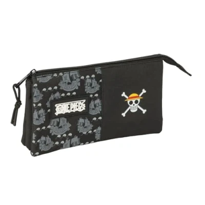 Afbeelding van Alleshouder One Piece Pirates Zwart 22 x 12 3 cm