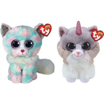 Afbeelding van Ty Knuffel Beanie Buddy Opal Cat &amp; Asher