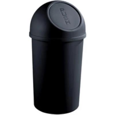 Afbeelding van HELIT Afvalbak klapdeksel 25 liter Kunststof Lichtgrijs dxh 315x615 mm