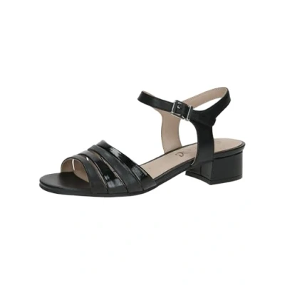 Afbeelding van CAPRICE Feestelijke damessandalen met hak, Black Com., 39 EU