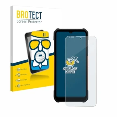 Afbeelding van BROTECT Antireflecterende Glas Screen Protector Mat voor myPhone Hammer Construction 2 Thermal 5G Schermbeschermer [Folie niet Gehard Glas]