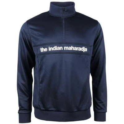 Afbeelding van Tennistrui The Indian Maharadja Men Poly Terry Half Zip IM Navy M