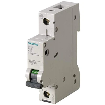 Afbeelding van Siemens circuit breaker 230 400v 6ka 1pole c 1a 5sl6101 7