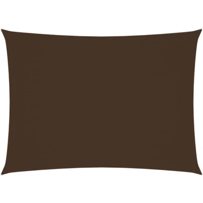Afbeelding van vidaXL Zonnescherm rechthoekig 2,5x3,5 m oxford stof bruin