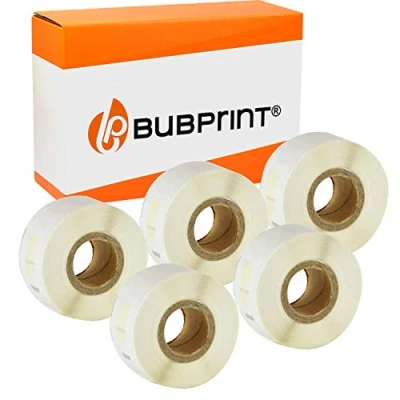 Afbeelding van Bubprint 5 etiketten compatibel als vervanging voor Dymo 99014 S0722430 Labelwriter 310 320 330 Turbo 400 Twin Duo 450 SE450 101 X 54 MM