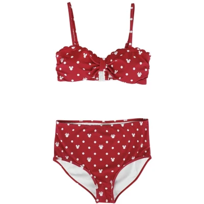 Afbeelding van Mickey &amp; Minnie Mouse Dots Bikini Set meerkleurig L Dames