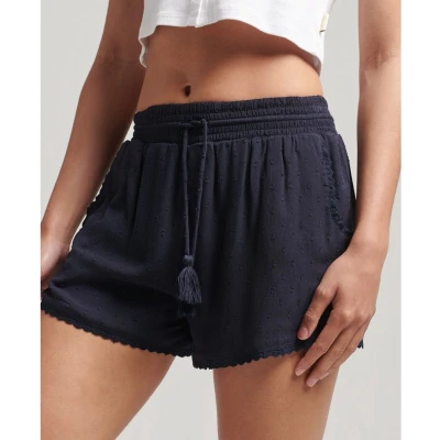 Afbeelding van Superdry Vintage Zwemshorts, Dames, Maat: 38, Eclipse navy