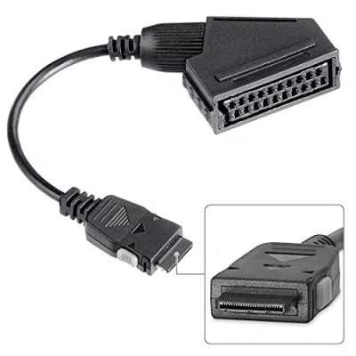 Afbeelding van Hama Scart adapter (Scart koppeling voor de speciale Samsung tv aansluiting EXT RGB) Zwart