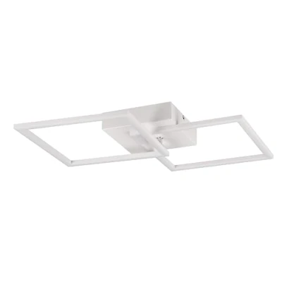 Afbeelding van Reality led plafondlamp Trail R64492131 metaal mat wit met 20 watt