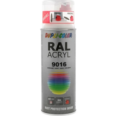 Afbeelding van DUPLI COLOR 641909 RAL lak spuitbus 9016 400