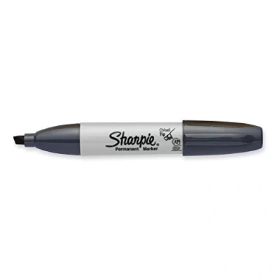 Afbeelding van Sharpie Permanent marker, breed, wigvormige punt, enkel, leigrijs (1927296)