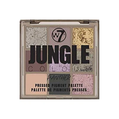 Afbeelding van W7 Jungle Colour Pressed Pigment Oogschaduw Palette Panther