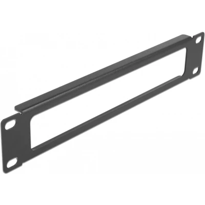 Afbeelding van Delock 10″ netwerk kast paneel met opening 1 U zwart
