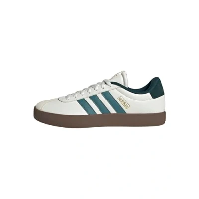 Afbeelding van adidas Heren VL COURT 3.0 SHOES, core white/preloved teal/aurora ivy, 40 2/3 EU