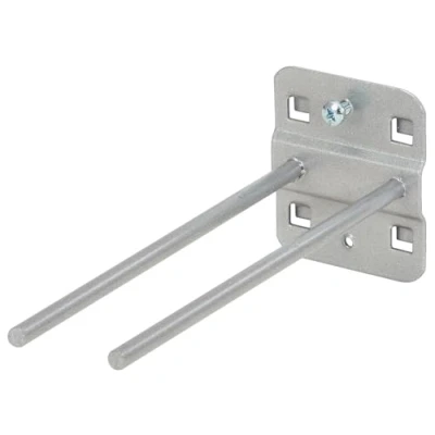 Afbeelding van KS Tools, Gereedschapsborden, Dubbele gereedschapshouder met rechte doorn Ø 6mm, 75mm