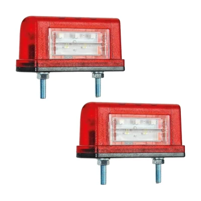 Afbeelding van Fristom FT 016/A LED Kentekenverlichting Rood Klein 2 Stuks