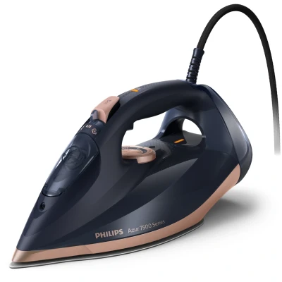 Afbeelding van Philips DST7510/80 strijkijzer Droog &amp;stoomstrijkijzer SteamGlide Elite zoolplaat 3200 W Zwart