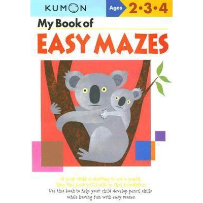 Afbeelding van My Book of Easy Mazes: Ages 2 3 4 (Kumon Workbooks)