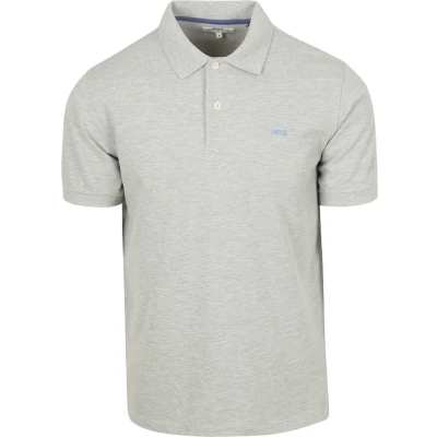 Afbeelding van McGregor Piqué Polo Grijs maat XL heren met Regular fit Pasvorm Katoen Suitable Herenkleding Poloshirt