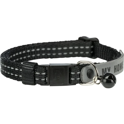 Afbeelding van Trixie Halsbandje Met Reflecterende Adreslabel Kattenhalsband 21 cm Multi Color