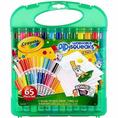 Afbeelding van Crayola Viltstiften Kleurkoffer Met 65 Voor Kinderen