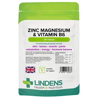 Afbeelding van Zink Magnesium &amp; Vitamine B6 (90 tabletten)