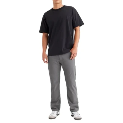 Afbeelding van Dockers GO Jean Cut Slim Chino&#039;s Men&#039;s Car Park Grey 33 34, Grey, 33W / 34L