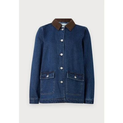 Afbeelding van ONLY Onlfrankie Spijkerjas, Dames, Maat: XS, Dark blue denim