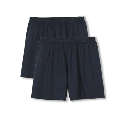 Afbeelding van Calida Herenslips 2P Prints Benefit Boxers Marine katoen Small Heren