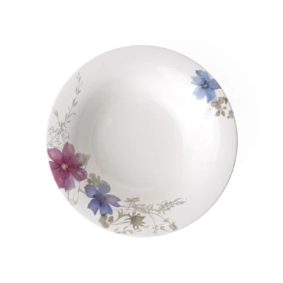 Afbeelding van Villeroy &amp; Boch Mariefleur Gris soepbord 23 cm Lichtgrijs