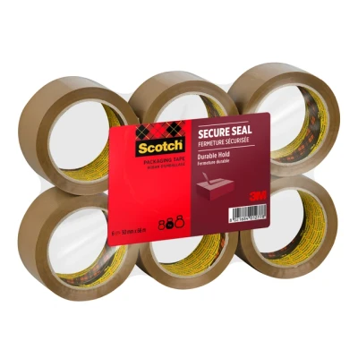 Afbeelding van Verpakkingstape Scotch Heavy 50mmx66m bruin 6 rollen