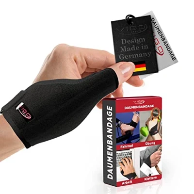 Afbeelding van VIGO SPORTS Universele duimbrace voor rechts en links, ademende duimspalk zonder zweet geuren, duimorthese duimbescherming, duimbandage duimzadelgewricht, duimsteun