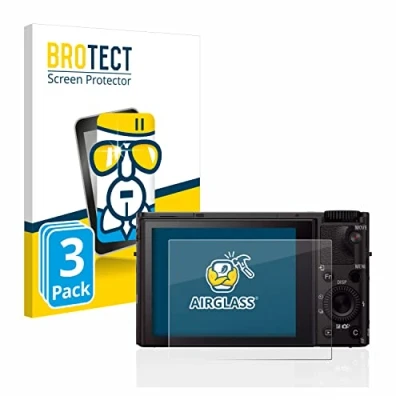 Afbeelding van BROTECT Glas Screen Protector voor Sony Cyber Shot DSC RX100 III (3 Stuks) Schermbeschermer [9H Hardheid, Beschermglas Folie niet Gehard Glas]