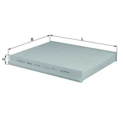 Afbeelding van Mahle Original Interieurfilter LA 153
