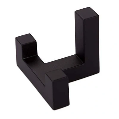 Afbeelding van Moderne SO TECH® Garderobehaak Handdoekhaak Cosima met 2 haken Zwart