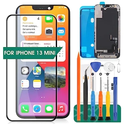 Afbeelding van Voor iphone 13 MINI Screen Vervanging Lcd scherm Touchscreen A2628 Digitizer Vergadering Reparatie Kits (zwart)
