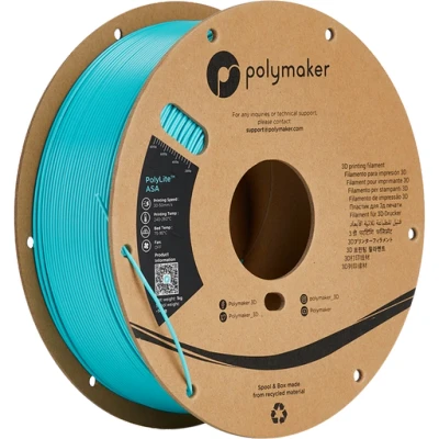 Afbeelding van Polymaker PolyLite ASA Filament Teal 1,75mm 1KG