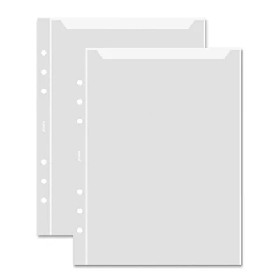 Afbeelding van Filofax A5 Twin Pack Transparant Envelopbovenkant Opening (343612) X 2
