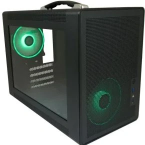 Afbeelding van LC Power 716MB ON computerbehuizing Micro Tower Zwart