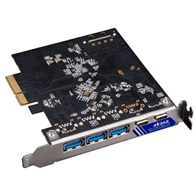 Afbeelding van Akasa 10Gbps USB 3.2 Gen 2 Type C and A to PCIe Host Card (3 x + C)