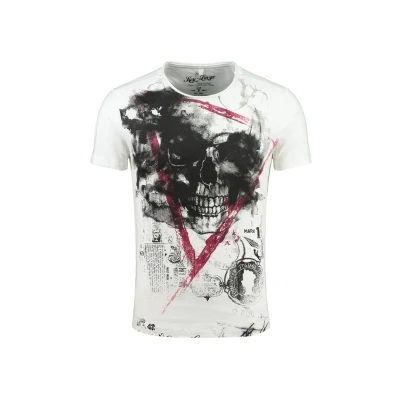 Afbeelding van KEY LARGO Hype Round T shirt voor heren, offwhite (1001), L