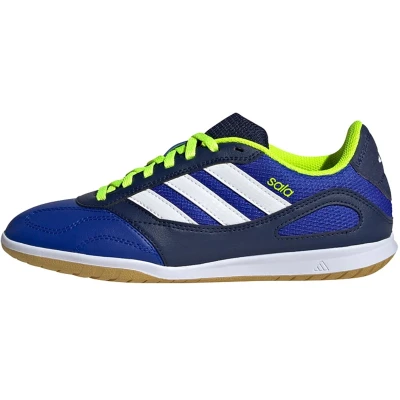 Afbeelding van adidas Performance Super SALA III Unisex Zaalvoetbalschoenen voor kinderen, Maat: 28.5, Lucid blue/white/lucid lemon Textiel