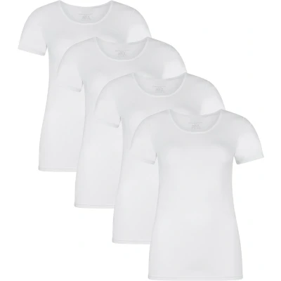 Afbeelding van Bamboo basics T shirt KATE Verpakking van 4