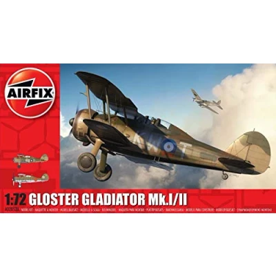 Afbeelding van 1:72 Airfix 02052A Gloster Gladiator Mk.I/Mk.II Plastic Modelbouwpakket