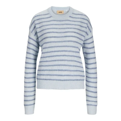 Afbeelding van JJXX Jxpenelope CREW NECK Trui, Dames, Maat: XS, Skyway stripescoronet blue
