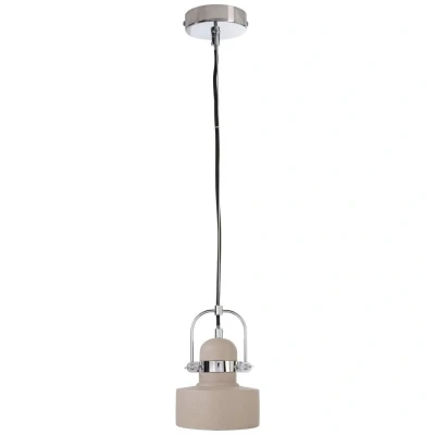 Afbeelding van Deko Light Hanglamp Pavonis, grijs beton
