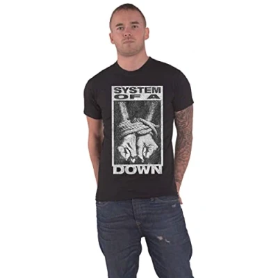 Afbeelding van System Of A Down Ensnared Heren T shirt M Zwart